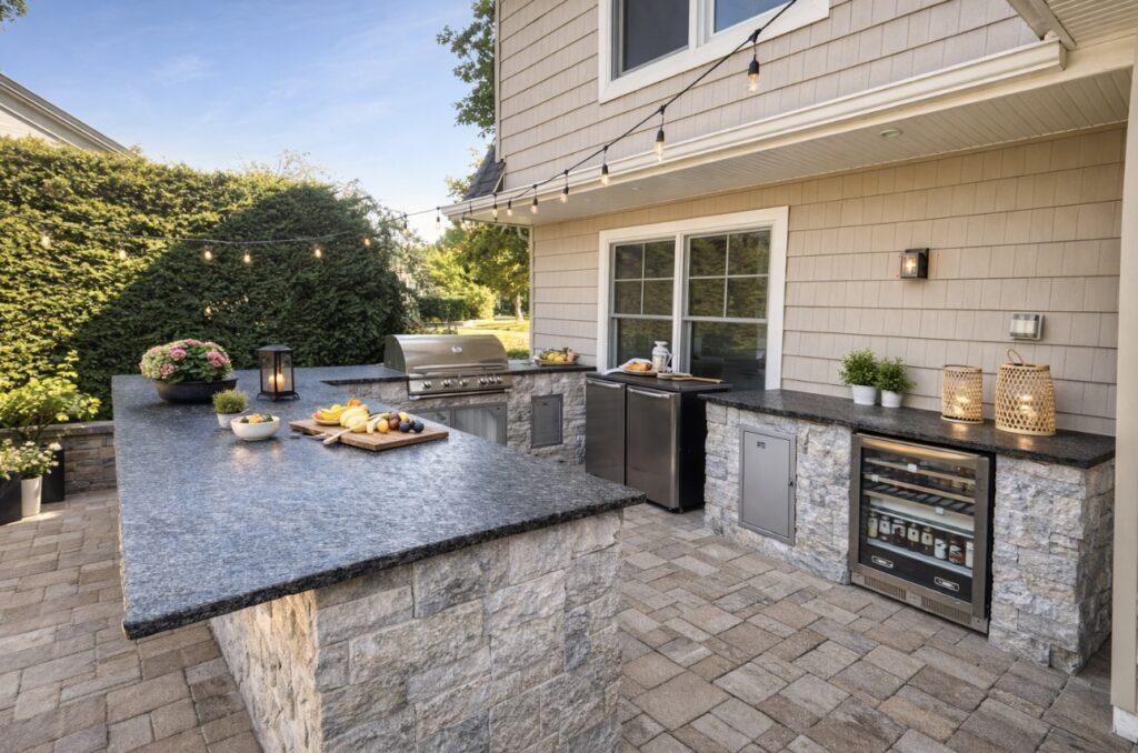 outdoor kitchen